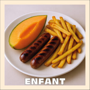 Repas ENFANT Fête des Écoles 2025